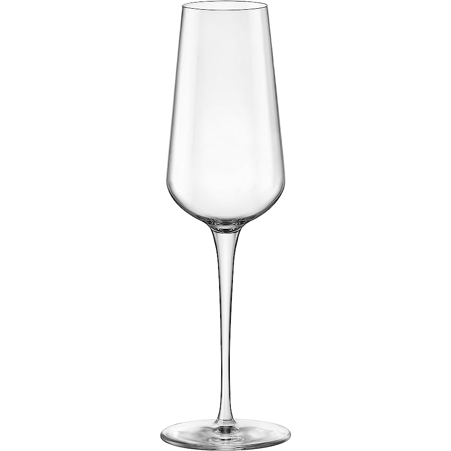 Bormioli Rocco 6er-Set Flötengläser aus Inalto-Kristall, 28cl