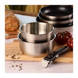 thumbnail of Batterie De Cuisine - Induction - Menastyl - 7930018 - Inox - 6 Pieces - Poignée Amovible - Gris