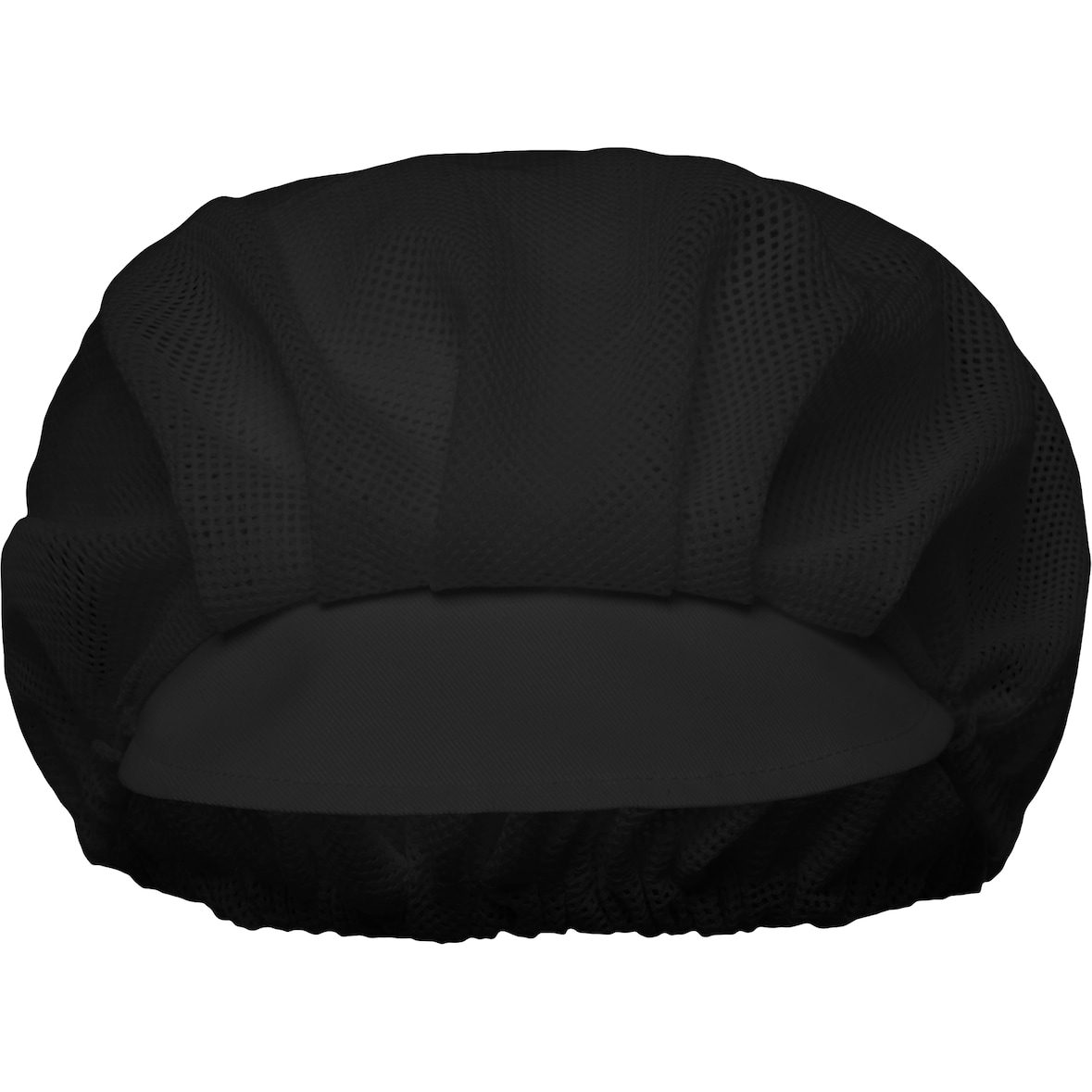Cofia rejilla y visera. 5 unidades - UNICA, NEGRO