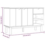 thumbnail of vidaXL Sideboard OTTA 114x43x73,5 cm Massivholz Kiefer
