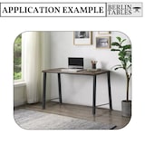 thumbnail of BERLINTABLES Premium tafelframe set van 2, 71 cm zwart massief staal | Tafelpoten industrieel design metalen loft tafelpoten kantoor/bureau/eettafel