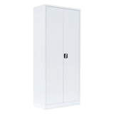 thumbnail of Stahl-Aktenschrank Metallschrank abschließbar Büroschrank Stahlschrank Weiß 1800 x 800 x 383 mm 530337
