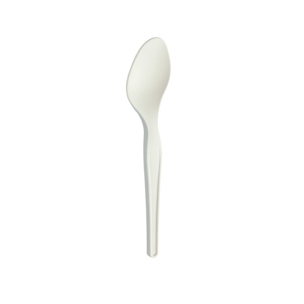 Ekoe cucchiaio monouso compostabile in Mater-Bi sfuso 16,5 cm