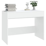 thumbnail of Bureau Blanc 101x50x76,5 cm Aggloméré Modèle Lofty Minimal