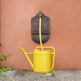 thumbnail of Relaxdays Wandbrunnen, mit Wasserhahn, Waschbecken Garten, Gusseisen, HxBxT: 40 x 24 x 15 cm, antikes Design, braun