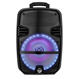 thumbnail of Enceinte sono mobile My Deejay MDJ12 Ring à LEDs RVB 600W 12" USB, Bluetooth, TWS, Micros VHF et filaire, +clé USB 32Go