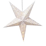 thumbnail of LED Papier Weihnachtsstern Ø 60cm Fensterstern Faltstern Innen warmweiß Batterie