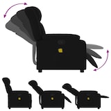 thumbnail of vidaXL Massagesessel Schwarz Stoff