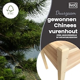 thumbnail of IvoQ Verhoogde Plantenbak – FSC Hout – Houten Kweekbak – Weerbestendig – 126x60x76 cm – Voor Balkon & Tuin
