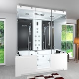 thumbnail of Kombination Badewanne Dusche K88-SW-EH-B-EA Duschtempel 180x100 cm OHNE Zusatzoption