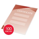 thumbnail of GBC Laminierfolien A4 100 mic, Robuste Laminiertaschen im 100er Pack, Glänzend, Transparent, Ideal für Büro & Schule, 3740306