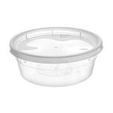 thumbnail of MONOUSO - PP-Schalen met Deckel Transparent “Deli Range” 250ml Ø12cm (240 Stück)
