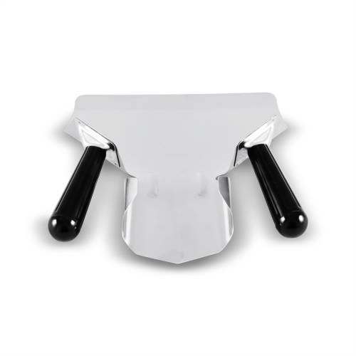 Professionele frietschep van roestvrij staal met dubbele handgreep – Precieze dosering, ideaal voor snackbars en fastfood – Equipementpro