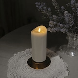 thumbnail of WellHome - Vela LED con efecto Gelatina color Gris Ø9x20cm