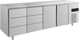 thumbnail of Gastro Kühltisch 2 Türen 6 Schubladen Umluftkühlung 632l 2330x700x850mm -2/+8°C