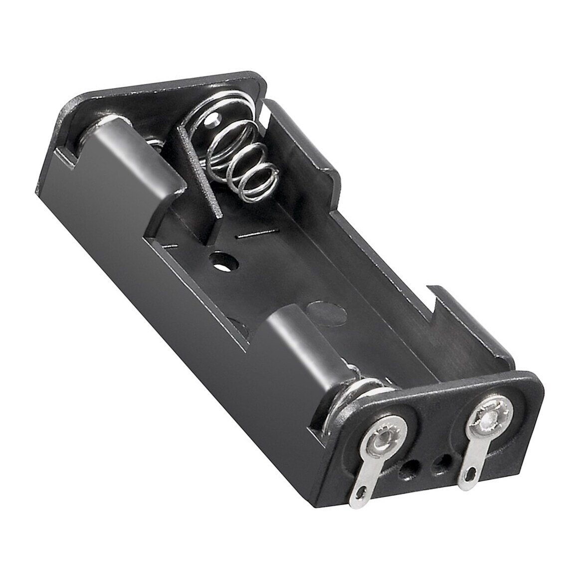 Batteriehalter für 2x AAA Micro LR03 Abmessungen 53x24,5x13mm mit Lötfahnen U-Form