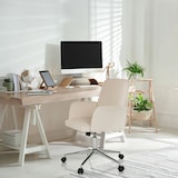 thumbnail of Bürostuhl / Drehstuhl / Schalenstuhl SOLAO CORD Stoff beige hjh OFFICE