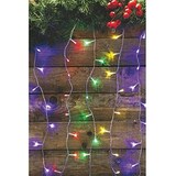 thumbnail of Tenda cascata luci led per uso esterno interno - 120 Led - Bianco - Cavo luci 3 mt - H 75 cm