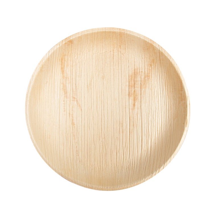 MONOUSO - Piatto in Foglia di Palma Ø25cm (25 Pezzi)