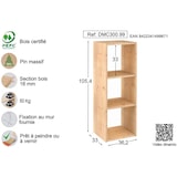 thumbnail of PRATELEIRA MODULAR 3 CUBOS PINHO MACIÇO DINÂMICO ASTIGARRAGA