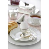 thumbnail of 4er-Set Eierlöffel Perlmutt (runde Enden, Länge 11 cm), Handarbeit, Naturprodukt, Ei- & Kaviarlöffel