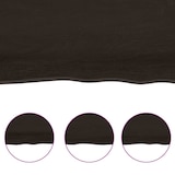 thumbnail of vidaXL Wandregal Dunkelbraun 200x50x(2-6)cm Massivholz Eiche Behandelt