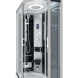 thumbnail of Dampfdusche Sauna Dusche Duschkabine D60-73T3R-EC 80x120 cm mit 2K Scheiben Versiegelung