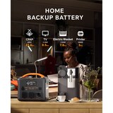 thumbnail of Newsmy 1102.5Wh Tragbare Powerstation LiMnFePO4 mit 230V/1200W (Spitze 2400W) Reine Sinuswelle Steckdose, 1,2 Stunden Schnellladung, PD100W-Ausgang Mo