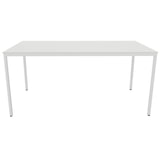 thumbnail of Schreibtisch 4-Fuß, 160x80cm, weiß/weiß