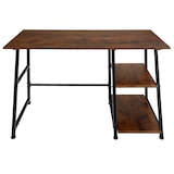 thumbnail of tectake Table de bureau Paisley 120x50x73,5cm - Bois foncé industriel, rustique -404696