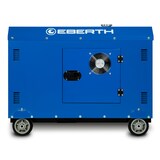 thumbnail of EBERTH 8000W dieselgenerator, 13,9 pk, 400V/230V/12V, AVR, oliebeveiliging, ATS-aansluiting