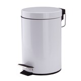 thumbnail of MSV Kosmetikeimer Weiß Mülleimer Treteimer Abfalleimer - 3 Liter – mit Herausnehmbaren Inneneimer