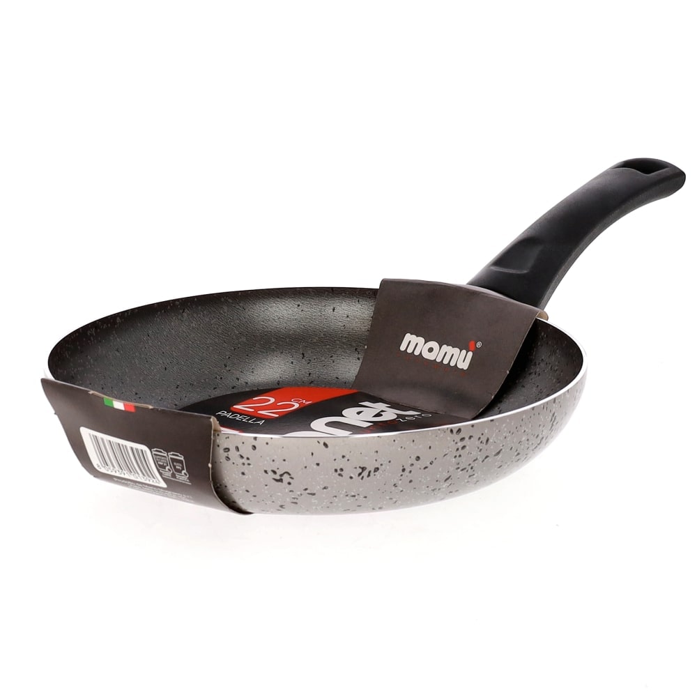 Mamù antiaanbakpan, aluminium, PFOA-vrij, krasbestendig, gemaakt in Italië, Ø 22 cm