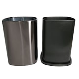 thumbnail of Cubo de Hotel Cuadrado 7L Cuerpo Doble y Bolsa Oculta Tungsteno