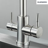 thumbnail of Félix | Grifo de agua potable de 3 vías de plata cepillada premium | Grifo de cocina de ósmosis de acero inoxidable 360 grados | Filtrar 3 conexiones