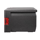 thumbnail of Thermo Future Box, Frontlader ECO GN 1/1, Isolierbox mit Fronttür, schwarz, 69 Liter, 9 Einschübe, nachhaltig aus EPP
