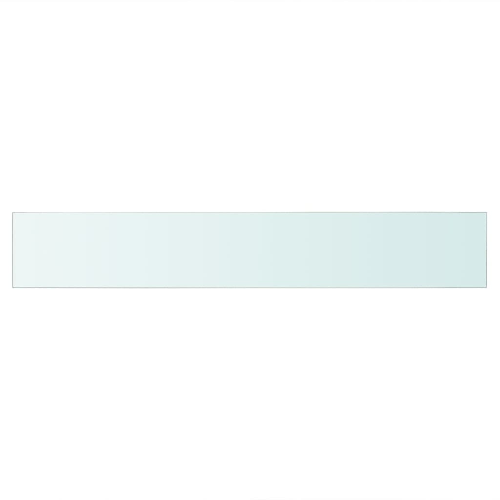 vidaXL Regalboden Glas Transparent 80x12 cm