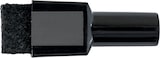 thumbnail of Mini rotulador para pizarra blanca Nobo con borrador en la tapa magnética, paquete de 6, negro (2104184)