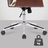 thumbnail of Bürostuhl Kemberg walnuss/creme