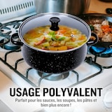 thumbnail of Ensemble 10 pieces marmites et cocottes de cuisine avec couvercle en verre  HG04128 usage non-intensif Herzberg