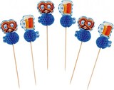 thumbnail of 6 Cocktailpicker Bayrische Raute Oktoberfest
