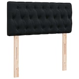 thumbnail of vidaXL Ottoman-Bett mit Matratze Schwarz 100x200 cm Samt