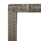 thumbnail of vidaXL 7-tlg. Garten-Bistro-Set mit Kissen Grau Poly Rattan