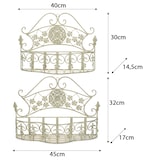 thumbnail of Pflanzkörbe Metall Wandkörbe 2er Set Paar Pflanzkorb Landhausstil Shabby Style