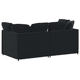 thumbnail of vidaXL Modulares Sofa mit Kissen Samt Schwarz