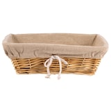 thumbnail of Panier en osier Olympia rectangulaire
