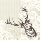 thumbnail of Sovie HORECA Serviette Wild in braun aus Linclass® Airlaid 40 x 40 cm, 5x50 Stück