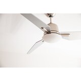 thumbnail of Eco Avietos 162, Ventilatore con Luce acciaio satinato e grigio, CasaFan