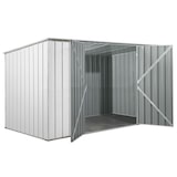 thumbnail of Casetta deposito lamiera Box in Acciaio Zincato 345x186cm x h1.92m - 98KG - 6.42mq - BIANCO