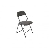 thumbnail of Casa Collection Klapstoel Amanda, fluweel, 44x45x79 cm, elegant ruimtebesparend ontwerp, grijs